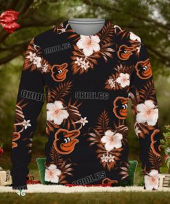 Baltimore Orioles Tropical Hawaii Sport Ugly Christmas Sweater Gift Holidays
