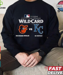 Baltimore Orioles Vs Kansas City Royals 2024 MLB American League Wild Card Shirt