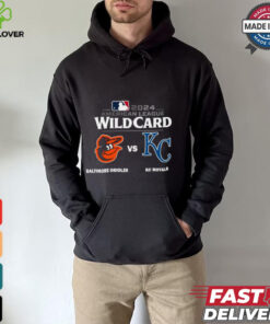 Baltimore Orioles Vs Kansas City Royals 2024 MLB American League Wild Card Shirt 2 Baltimore Orioles Vs Kansas City Royals 2024 MLB American League Wild Card Shirt