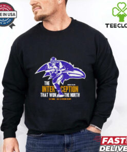 Baltimore Raven the Interception that won the north shirt