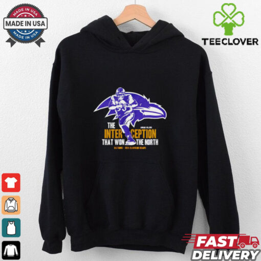 Baltimore Raven the Interception that won the north shirt