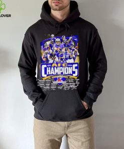 Baltimore Ravens 2023 AFC Champions signatures shirt
