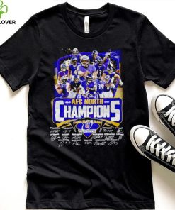 Baltimore Ravens 2023 AFC North Champions signatures hoodie, sweater, longsleeve, shirt v-neck, t-shirt