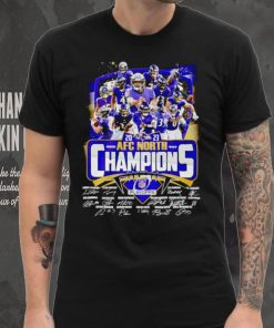 Baltimore Ravens 2023 AFC North Champions signatures hoodie, sweater, longsleeve, shirt v-neck, t-shirt