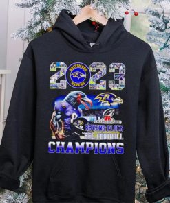 Baltimore Ravens 2023 Ravens Flock AFC Football Champions shirt