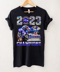 Baltimore Ravens 2023 Ravens Flock AFC Football Champions shirt