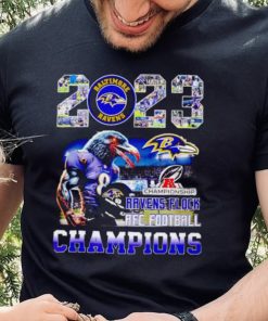 Baltimore Ravens 2023 Ravens Flock AFC Football Champions shirt