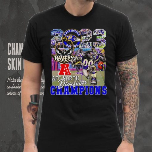 Baltimore Ravens AFC North Division Champions 2023 t hoodie, sweater, longsleeve, shirt v-neck, t-shirt