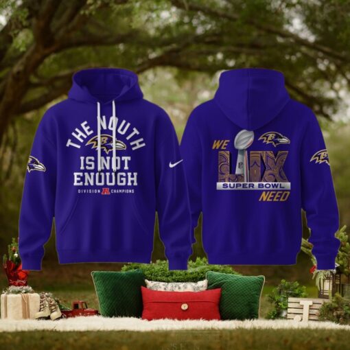 Baltimore Ravens AFC North Division Champions 2024 Limited Edition Hoodie