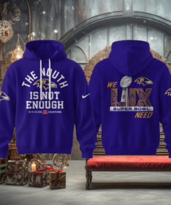Baltimore Ravens AFC North Division Champions 2024 Limited Edition Hoodie