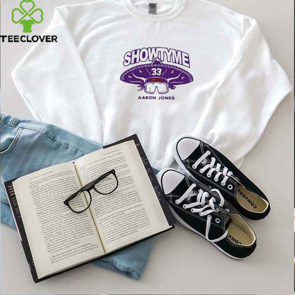 Baltimore Ravens Aaron Jones 33 Showtyme Shirts Baltimore Ravens Aaron Jones 33 Showtyme Shirts