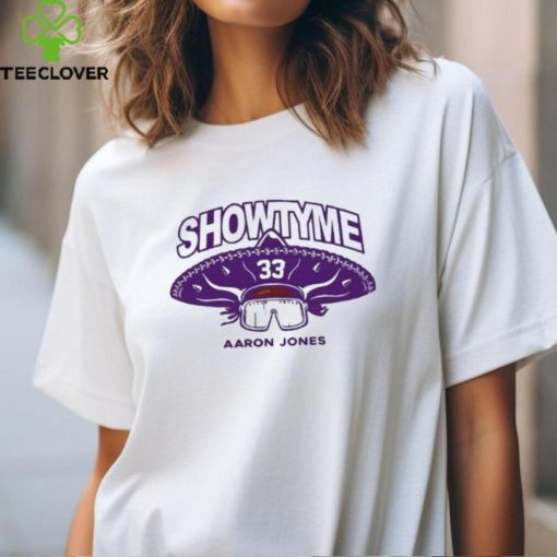 Baltimore Ravens Aaron Jones 33 Showtyme Shirts