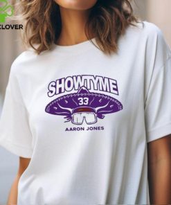 Baltimore Ravens Aaron Jones 33 Showtyme T Shirt