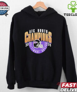 Baltimore Ravens Afc North Champs 2024 Helmet Shirt