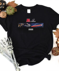 Baltimore Ravens And Buffalo Bills Matchup 2025 AFC Divisional Round Head To Head Logo Unisex T Shirt