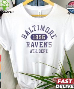 Baltimore Ravens Athletic Club Heavyweight T Shirt