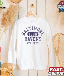 Baltimore Ravens Athletic Club Heavyweight T Shirt