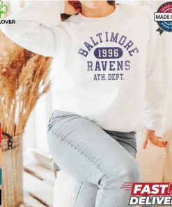 Baltimore Ravens Athletic Club Heavyweight T Shirt