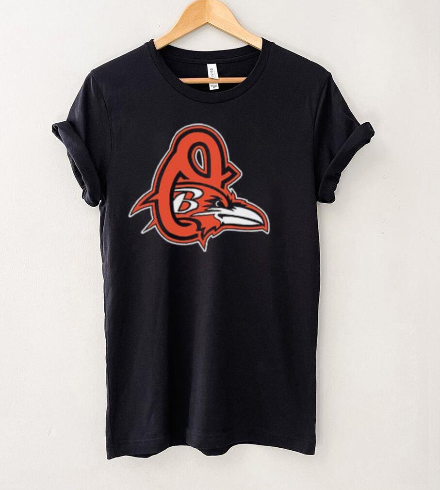 Baltimore Ravens Baltimore Orioles MASH UP Logo T-shirt 6 Sizes S