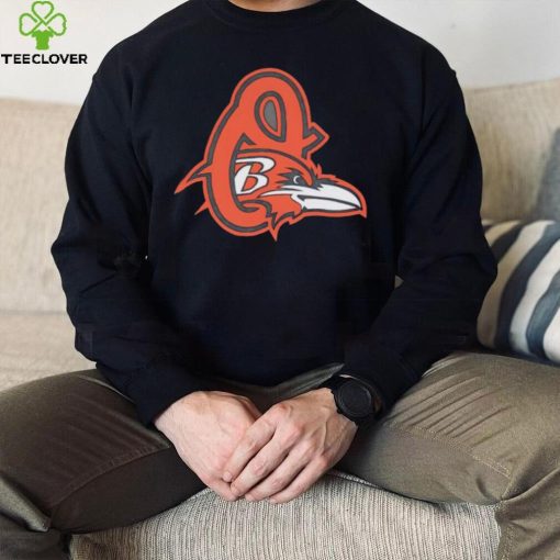 Baltimore Ravens Baltimore Orioles logo shirt