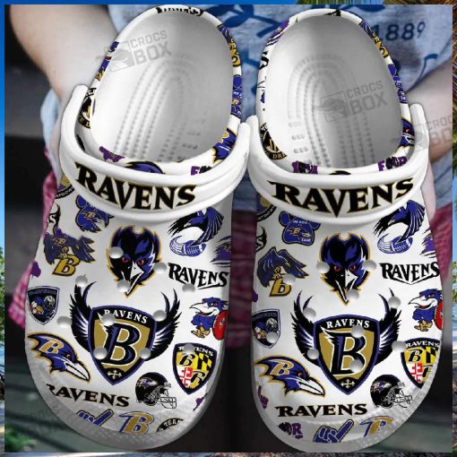 Baltimore Ravens Championship Crocs Clogs