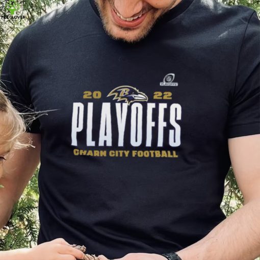 Baltimore Ravens Charm City Football 2022 NFL Playoffs Shirt