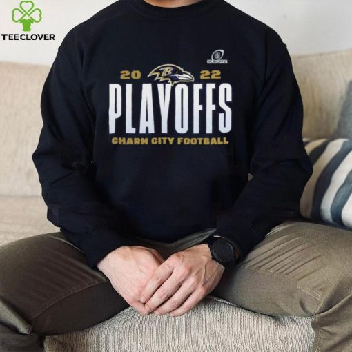 Baltimore Ravens Charm City Football 2022 NFL Playoffs Shirt