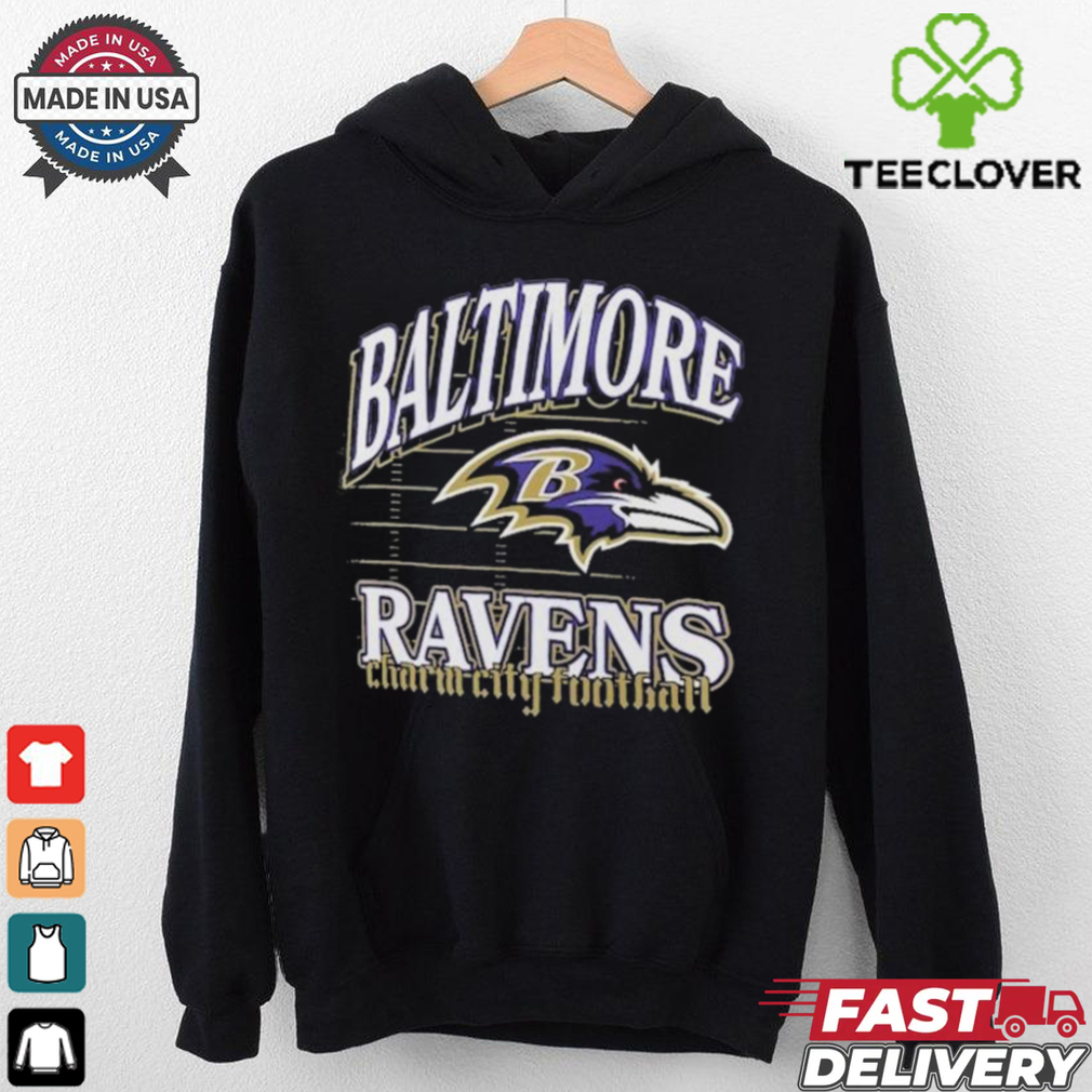Baltimore Ravens Charm City Football Retro Gridiron T Shirts Baltimore Ravens Charm City Football Retro Gridiron T Shirts