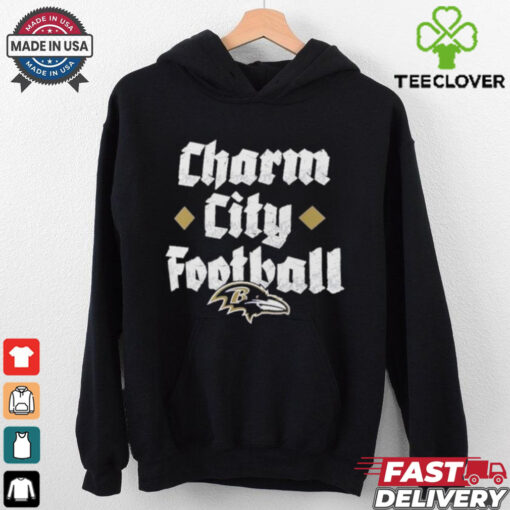 Baltimore Ravens Charm City Football T Shirts