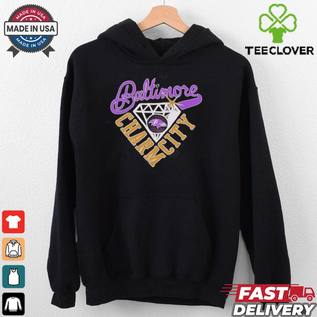 Baltimore Ravens Charm City diamond shirt Baltimore Ravens Charm City diamond shirt