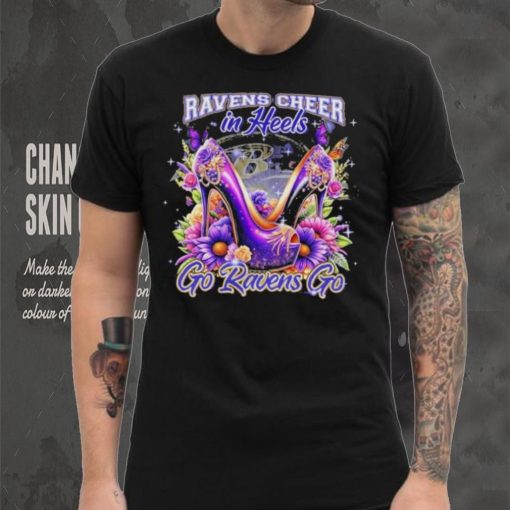 Baltimore Ravens Cheer In Heels Go Ravens Go Shirt