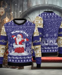 Baltimore Ravens Christmas Funny Santa Claus Ugly Christmas Sweaters 1 Baltimore Ravens Christmas Funny Santa Claus Ugly Christmas Sweaters