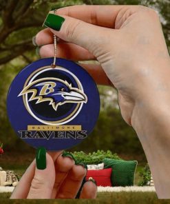 Baltimore Ravens Christmas NFL Football Ceramic Christmas Ornaments