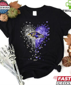 Baltimore Ravens Crystal Heart Shirt 1 Baltimore Ravens Crystal Heart Shirt