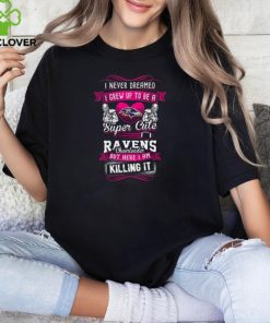 Baltimore Ravens Cute Cheerleader NFL T Shirt 1 Baltimore Ravens Cute Cheerleader NFL T Shirt