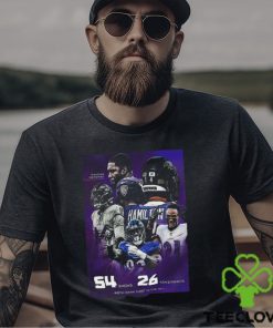 Baltimore Ravens Defense Both Rank First In The NFL 2023 Season Poster t shirt