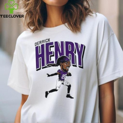 Baltimore Ravens Derrick Henry Caricature T Shirt