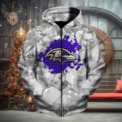 Baltimore Ravens Football Team Logo Sport Hoodie