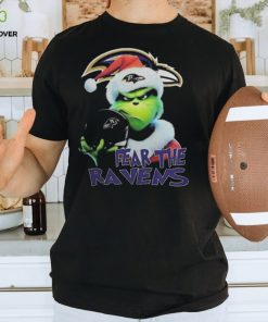 Baltimore Ravens Grinch Fear The Christmas 2023 Tshirt