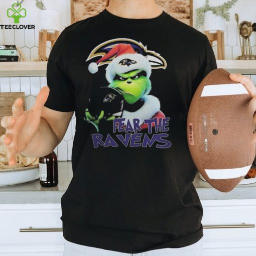 Baltimore Ravens Grinch Fear The Christmas 2023 Thoodie, sweater, longsleeve, shirt v-neck, t-shirt