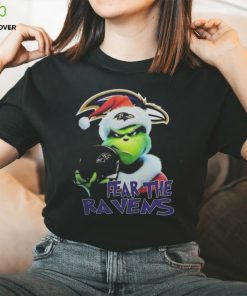 Baltimore Ravens Grinch Fear The Christmas 2023 Thoodie, sweater, longsleeve, shirt v-neck, t-shirt