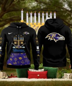 Baltimore Ravens Happy Hanukkah Limited For Fans Hoodie
