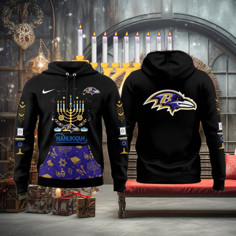 Baltimore Ravens Happy Hanukkah Limited For Fans Hoodie Baltimore Ravens Happy Hanukkah Limited For Fans Hoodie