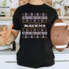 Baltimore Ravens Holiday Christmas Tree T Shirt