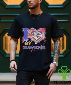Baltimore Ravens I Love Valentine Helmet Shirt