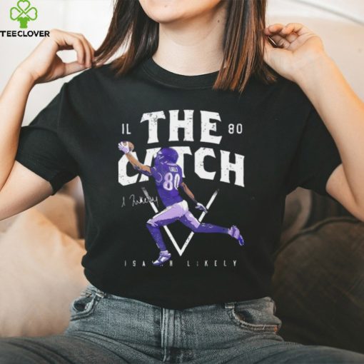 Baltimore Ravens Isaiah Likely The Catch 80 Signature Shirt