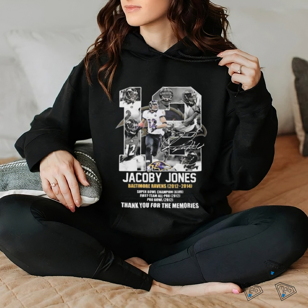 Baltimore Ravens Jacoby Jones Thank You For The Memories Signature shirt Baltimore Ravens Jacoby Jones Thank You For The Memories Signature shirt