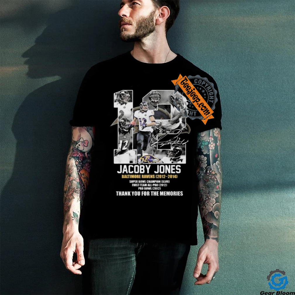 Baltimore Ravens Jacoby Jones Thank You For The Memories Signature shirt Baltimore Ravens Jacoby Jones Thank You For The Memories Signature shirt