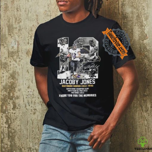 Baltimore Ravens Jacoby Jones Thank You For The Memories Signature shirt