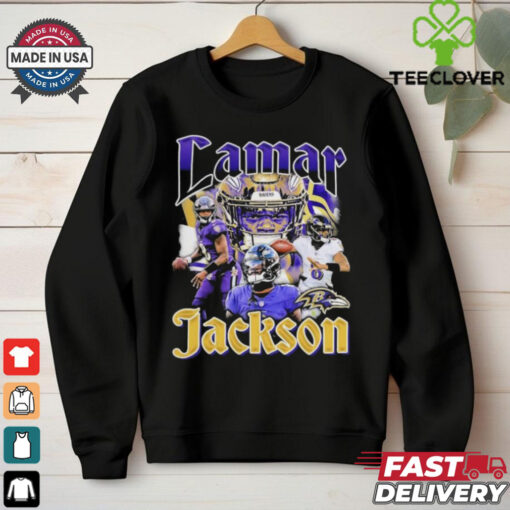 Baltimore Ravens Lamar Jackson Notorious Player T Shirts